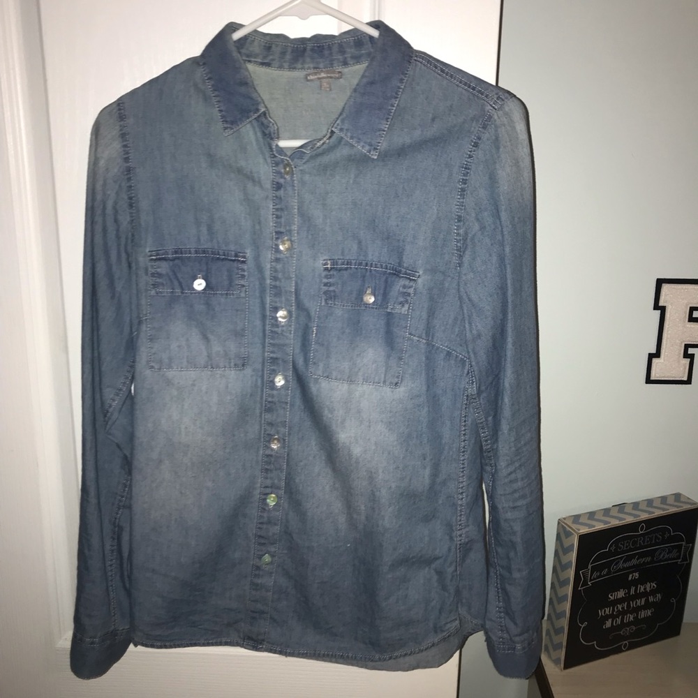 Chambray Denim Button up shirt